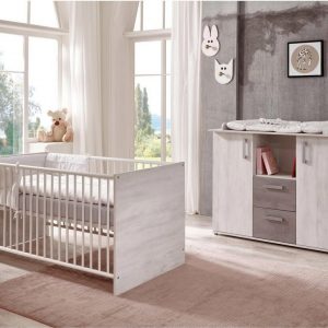 arthur berndt Babymöbel-Set »Insa«, (Spar-Set, 2-St), mit Kinderbett und Wickelkommode; Made in Germany