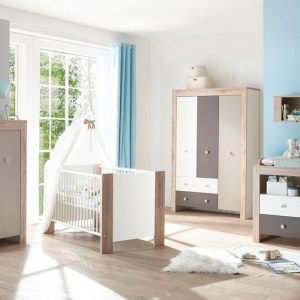 Babymöbel-Set »Madrid«, (Spar-Set, 2-St), Bett + Wickelkommode