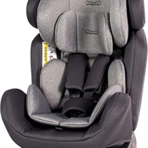 Booboo Fino Kinderautositz und Reboarder für alle Altersklassen - Gruppe 0+/1/2/3 (0-36 Kg) Dark Grey Melange