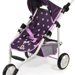 CHIC2000 Puppenbuggy »Jogging-Buggy Lola, Stars lila«, mit klappbarem Verdeck