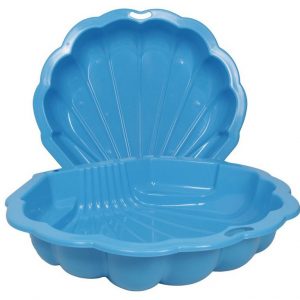 ONDIS24 Sandkasten »Ondis24 Sandkasten Wassermuschel blau 2-TLG., ca. 102 (L) x 88 (B) x 20 (H) cm«