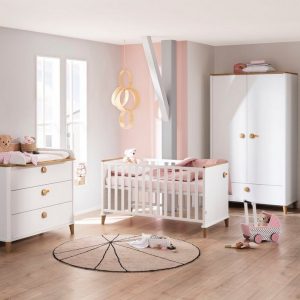 PAIDI Babymöbel-Set »Lotte & Fynn«, (4-St., Babybett, Wickelaufsatz und Wickelkommode, 2-türiger Schrank), Steiff by Paidi