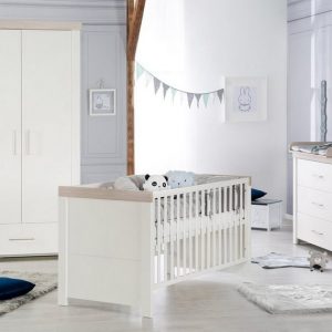roba® Babyzimmer-Komplettset »Lucy«, (Set, 3-St), Made in Europe; mit Kinderbett, Schrank und Wickelkommode