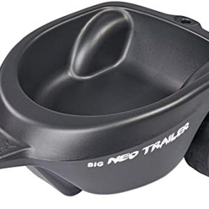 BIG-Bobby-Car 800056267 Neo Trailer Anthrazit – Bobby-Car Anhänger für drinnen und draußen, für das BIG-Bobby-Car, Ladevolumen: 3 Liter, für Kinder…