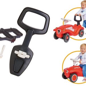 BIG Kinderfahrzeug Lauflernhilfe »BIG Bobby Car Walker 2in1 Zubehör«, 2in1 Rückenlehne und Lauflernhilfe, Made in Germany