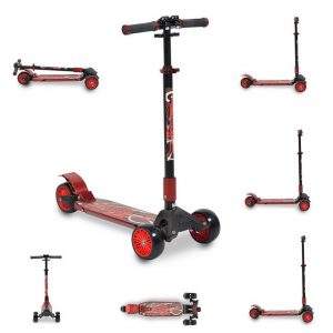 Byox Dreirad »Kinderroller Orbit«, Höhe einstellbar, 3 PU-Räder, ABEC-9 Lager, Aluminium