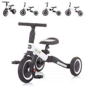 Chipolino Dreirad »Dreirad Laufrad Smarty 2 in 1«, Laufrad Gummireifen umbaubar Pedale verstellbar