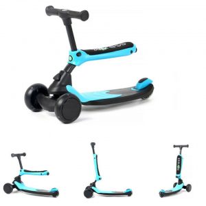 Chipolino Dreirad »Kinderroller X-Press 2 in 1«, Roller Laufrad LED-Lichter Hinterradbremse