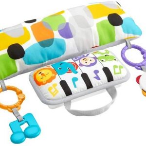 Fisher-Price GJD27 - Musik Spielkissen, Musikspielzeug zum Spielen in der Bauchlage, Babyausstattung ab der Geburt