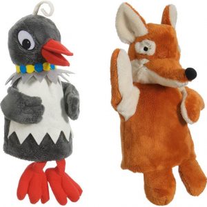Heunec® Handpuppe »Sandmann Frau Elster und Herr Fuch« (Set, 2-tlg)