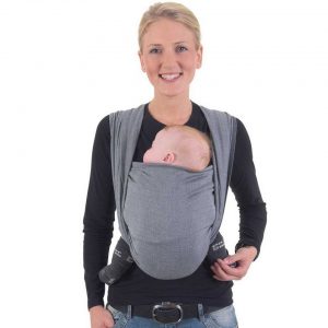 Hoppediz Babytrage »HD Tragetuch London 5,40m schwarz/weiß«