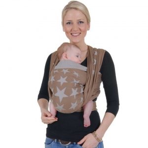 Hoppediz Babytrage »HD Tragetuch Los Angeles 4,60m cappuccino/creme«