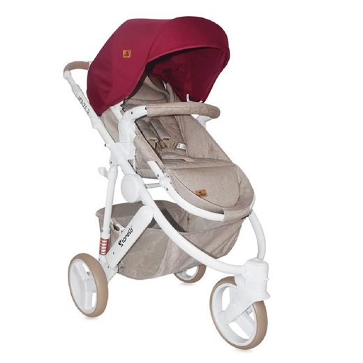 Lorelli Kombi-Kinderwagen »Kinderwagen 2 in 1 Monza«, EVA-Reifen, Babywanne, Sportsitz, Wickeltasche – Bild 3