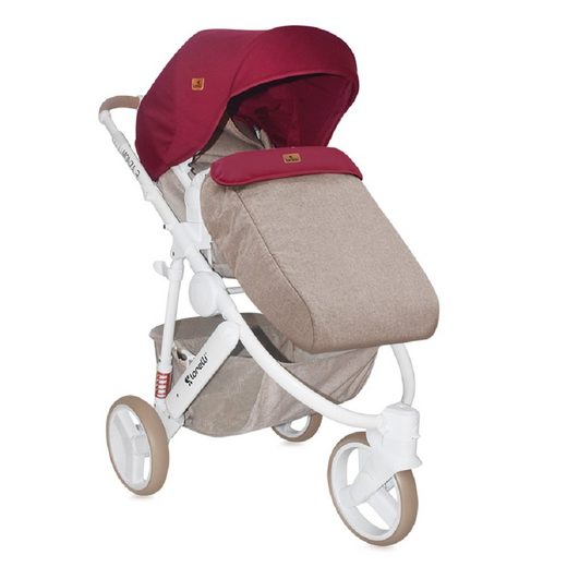 Lorelli Kombi-Kinderwagen »Kinderwagen 2 in 1 Monza«, EVA-Reifen, Babywanne, Sportsitz, Wickeltasche – Bild 4