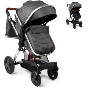 Moni Kombi-Kinderwagen »Kinderwagen 2 in 1 Veyron«, umbaubar Tragetasche Sportsitz Wickeltasche