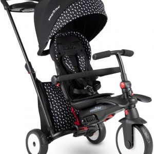 smarTrike® Dreirad »smarTfold STR5, Schwarz«, mit verstellbarem Sonnenschutzdach