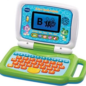 Vtech 80-600904 2-in-1 Touch-Laptop, Lernlaptop, Mehrfarbig