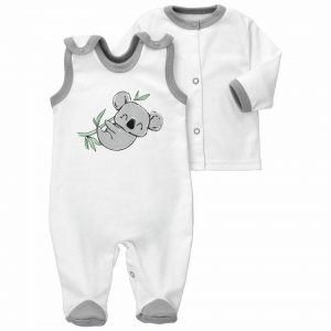 Baby Sweets Shirt, Strampler, Jäckchen, Mütze & Schühchen »2tlg Set Strampler + Shirt Baby Koala« (2-tlg)