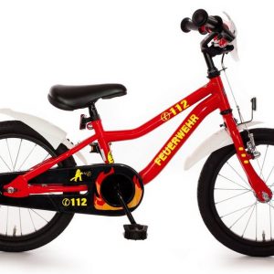 Bachtenkirch Kinderfahrrad »Feuerwehr 16 Zoll«, Mit Rücktrittbremse