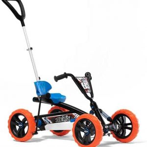 Berg 24.32.00.00 Pedal Gokart Buzzy 2in1 Nitro | mit Schubstange und Schaltbarer Freilauf, Kinderfahrzeug, Sicherheid und Stabilität,...