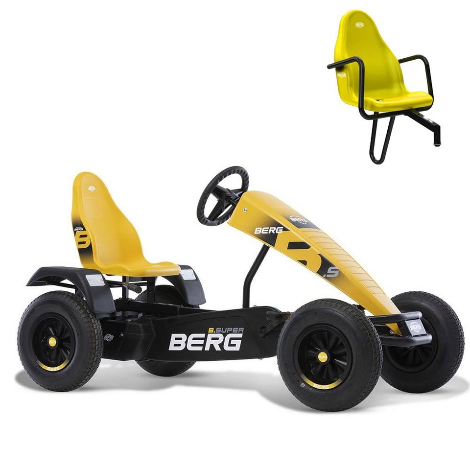 Berg Go-Kart »BERG Gokart B.Super Yellow gelb BFR inkl. Soziussi«, inkl. Zweitsitz