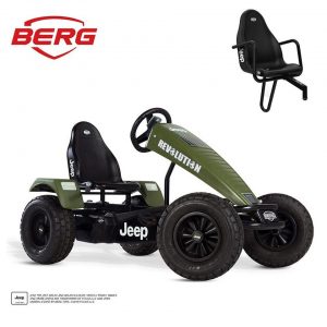 Berg Go-Kart »BERG Gokart Jeep® Revolution E-Motor Hybrid oliveg«
