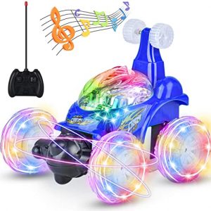 Ferngesteuertes Auto Spielzeug, Junge Mädchen Spielzeug 360 ° Drehbares Dual Mode Kletterauto mit Fernbedienung, LED Front und Rücklicht, USB...