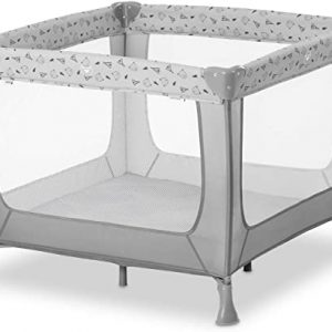 Hauck Laufstall Sleep N Play SQ / Reisebett für Babys und Kinder / ab Geburt bis 15 kg / Quadratisch 90 x 90 cm / Kompakt Faltbar / Inkl. Trage...
