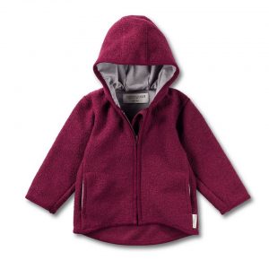 Hofbrucker seit 1948 Overall »Wollwalk Jacke- Brombeere«