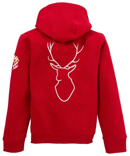 Isar-Trachten Kapuzensweatjacke Kinder, mit Kapuze – Bild 2