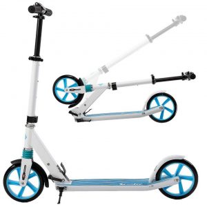 ISE Cityroller »ISE Scooter aus Aluminium,Fußbremse,Höhenverstellbar,Klappbar,200 mm großes PU-Rad, ABEC-9-Kugellager, City-Roller, bis 100 kg,...