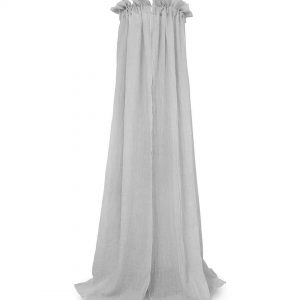 Jollein – Betthimmel Vintage“Soft Grey“ 155cm – Grauer Baldachin für Babys & Kinder – Himmel für Babybetten – Bett Schleier grau -…