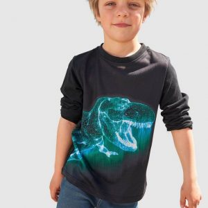 KIDSWORLD Langarmshirt »GREEN DINO«