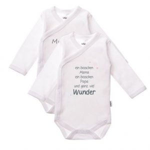 Liliput Wickelbody »Mummy + Daddy« (2-tlg) mit niedlichen Frontprints