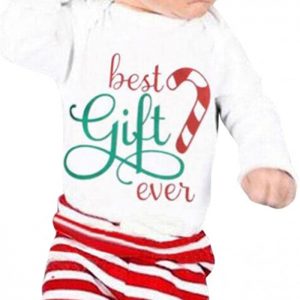 Longra Babykleidung Set Weihnachten Baby Kleidung Unisex Mädchen Jungen Langarm Body Strampler + Hose Kleinkinder Neugeborene Warme Babyset...