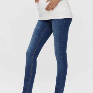 Mamalicious Umstandsjeans »MLLOLA« mit bequemem Überbauchbund