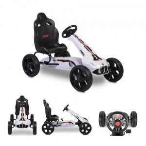 Moni Go-Kart »Kinder Gokart, Tretauto Monte Carlo«, Belastbarkeit 40 kg, Bremse EVA-Kunststoffreifen ab 3 Jahren