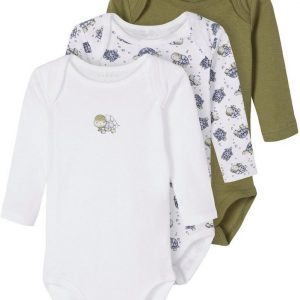 Name It Langarmbody »aus Bio-Baumwolle« (Packung, 3-tlg)