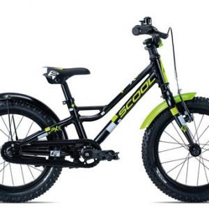 SCool faXe alloy 16 22 cm | black matt/lemon reflex | Markenräder & Zubehör günstig kaufen | Lucky Bike