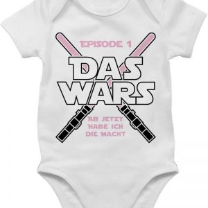 Shirtracer Shirtbody »Das Wars Jetzt habe ich die Macht Mädchen - Geburt Geschenke für Baby - Baby Body Kurzarm« Babygeschenke Geschenkset Kleidung...