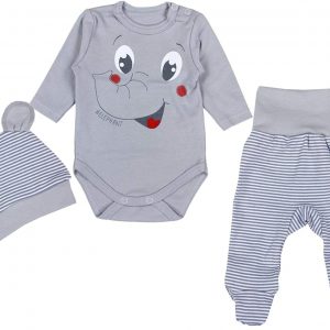 TupTam Baby Unisex Bekleidungsset mit Aufdruck 3 TLG.