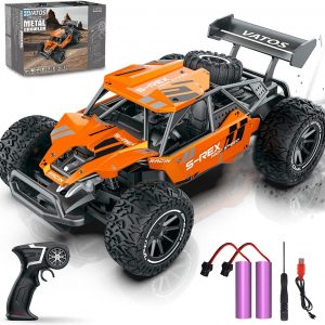 VATOS Ferngesteuertes Auto 1:16 RC Auto für Kinder, 20km/h Offroad Monstertruck 2,4 GHz Geländewagen 2WD Buggy Elektrisches Spielzeugauto RC...