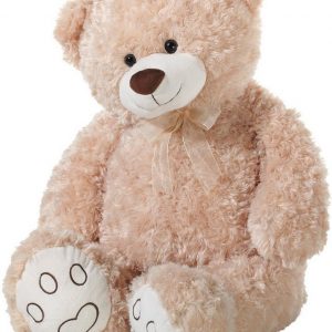 Heunec® Kuscheltier »Schlenkerteddy mit Schleife, beige«, mit Schleife