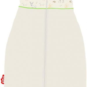 Bio Sommerschlafsack 70 cm (0-6 M & 2 weitere Größen) in süßem In the Woods Design – atmungsaktiver Sommerschlafsack aus Bio-Baumwolle verhilft…