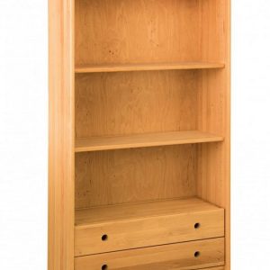 BioKinder - Das gesunde Kinderzimmer Standregal »Lara«, Regal Bücherregal inklusive Schubladeneinsatz, Erle