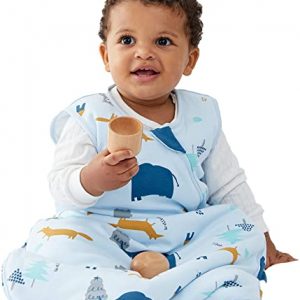 DuoMiaoMiao Winterschlafsack Baby oder Sommerschlafsack Baby,1.5tog,100% Baumwolle,Ganzjährig Einsetzba Baby Schlafsack, Schweißableitend und...