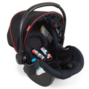 Fisher-Price® Babyschale »Comfort Fix - Black«, 4.3 kg, (2-tlg), Gruppe 0+ Baby Autositz - ab Geburt bis 13 kg