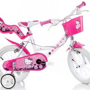 Hello Kitty Kinderfahrrad »Hello Kitty«, mit Lenkerkorb + Puppensitz