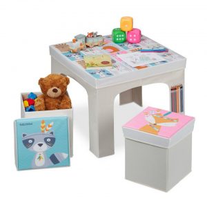 relaxdays Kindersitzgruppe »Sitzgruppe Kinder«, (3-tlg), D