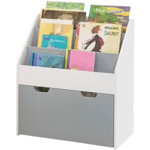 SoBuy KMB17-HG Kinder Bücherregal Kinderregal Aufbewahrungsregal für Kinder